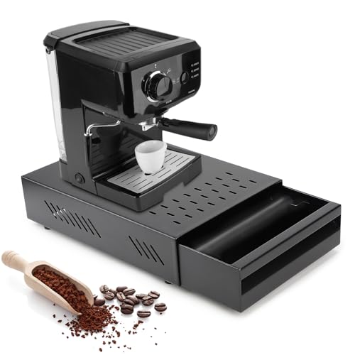 YUESIKJ Dosatore Caffè 58 Mm In Acciaio Inox Per Macchina Espresso - Manico Con Alette Per Macinino