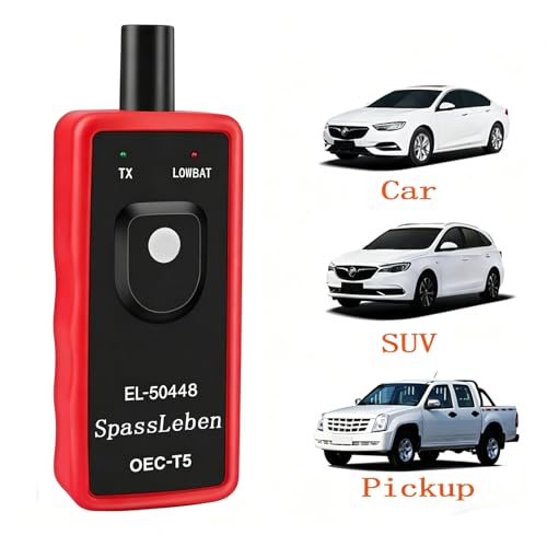 Image of TPMS Relearn Tool for GM, Tire Sensor Reset Tool, Tpms Programming Tool, TPS Sensor Reset Tool, Tire Pressure Monitor Sensor Tmps Tool for Chevy Cadillac GMC Buick 2006-2026 (Red)