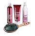 Produktbild SBC Color Care Set: Shampoo 250ml + Mask 200ml + Leave-In Spray 200ml + Haarbürste Palisanderholz Naturborste Wildscheinborste