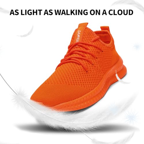 Image of Men's Walking Running Shoes Slip On Sneakers Non Slip Athletic Sports Tennis Fitness Casual Workout Gym Shoes Lightweight Trainers Fashion Soft Comfortable Shoe