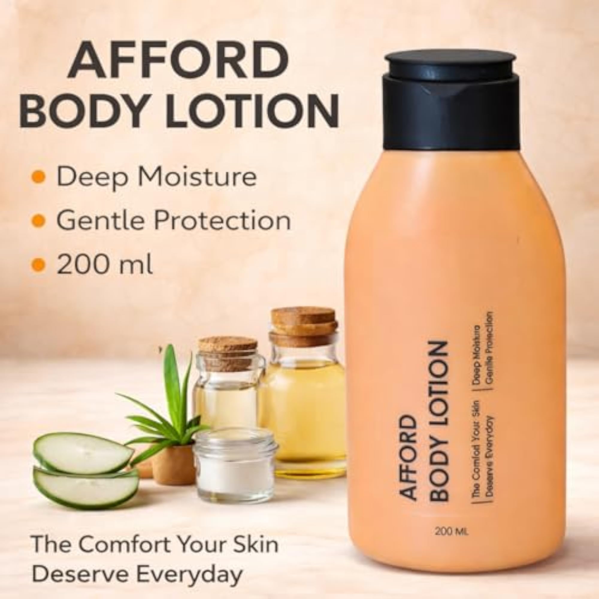 Afford Body Lotion with Aloe Vera & Glycerine