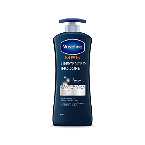 vaseline men's unscented lotion