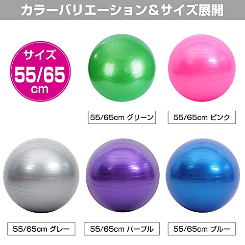 バランスボール 55cm 65cm 体幹トレーニング バランス ボー