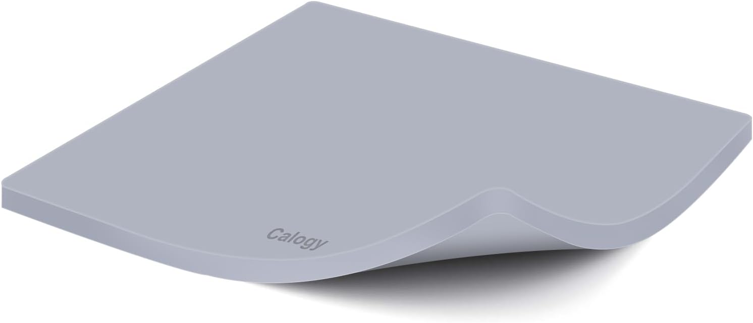 Calogy Heat Press Mat Silicone 16x20 inch, Heat Press Pad Resistant Fireproof 0.34in Thickness, Double Sided Easy Washable Mat for Vinyl Ironing Insulation Transfer Crafting Sublimation