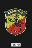  Abarth Co Shield 1954 Notebook: Lined College Ruled Paper, Planner, Diary, 6x9 120 Pages, Journal, Matte Finish Cover