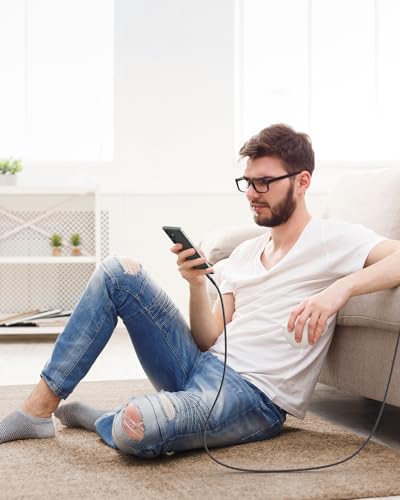 CONMDEX Android Auto USB Cable [Upgrade, 3ft, 2-Pack] 10Gbps USB 3.1 Gen 2 Data Transfer, 3A Fast Charging USB A to Type C Cord, Reliable CarPlay Cable for iPhone 17/16 Pro Max, Galaxy S25/S24 Ultra