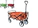Produktbild Papilioshop Moon Faltbarer Bollerwagen mit Rollen, max. 80 kg, Arancio