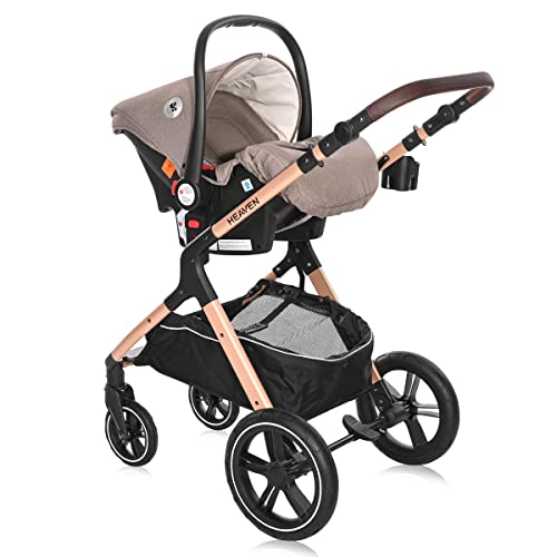 3-in-1 combi-kinderwagen met autostoel 0 m + heaven SET Lorelli - Afbeelding 5