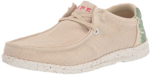 ROPER Mens Hang Loose Patriotic Slip On Casual Shoes - Beige