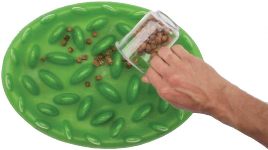 Company of Animals Green Mini Slow Interactive Feeder for Dogs | Slow Feeder Dog Bowl, Gobble Stopper, Mental Stimulation Dog Puzzle, Suitable for Puppy & Small, Medium & Large Dogs