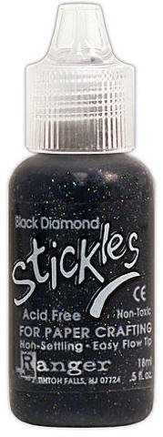 Ranger Stickles Glitter Glue (Black Diamond) [5 Pieces] - Product Description - Ranger Stickles Glitter Glue- Color: Black Diamond- Size: 0.5 Oz.- Unit: Bottlelet Your Art "Sparkle" With Acid Free, Non-Settling Stickles Glitter Glue! Easily Writ ...