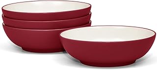 Colorwave Raspberry Set of 4 Coupe Cereal Bowls, 7", 27 oz.
