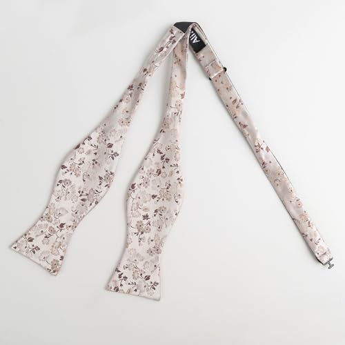 Image of Alizeal Mens 2pcs Floral Bow Tie Set