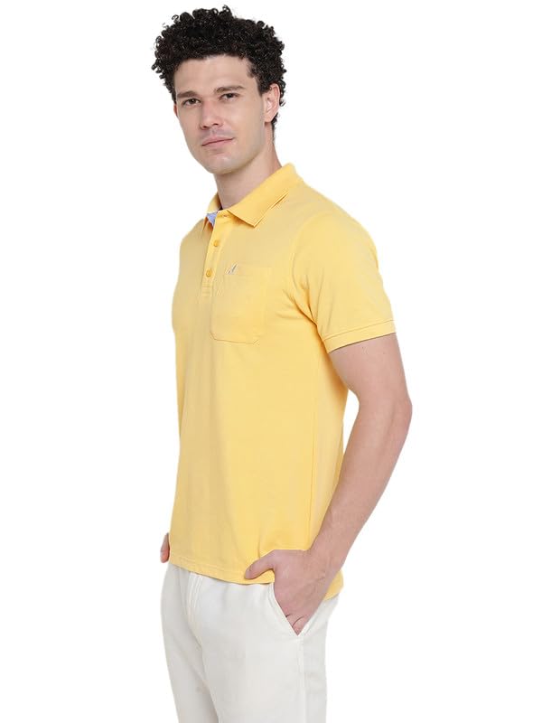 Image of AMERICAN CREW Polo Collar T-Shirt for Men with Pocket