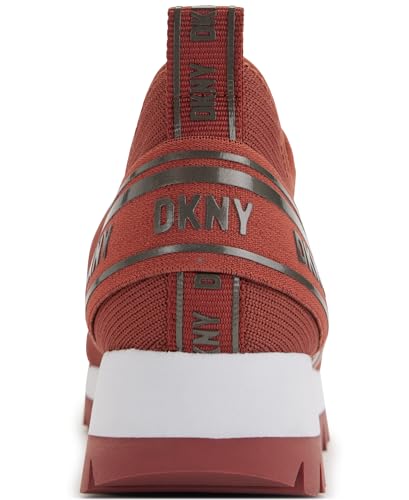 Image of DKNY Women's Abbi Knit Slip on Sneaker with Logo