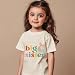 Big Sister Shirts for Girls Toddler Girls Short Sleeve Top with Mermaid Print-Promoted to Big Sister 7 Years Yellow