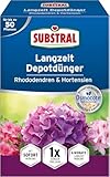 Substral Langzeit Depotdünger für Rhododendren & Hortensien, 750g - Himbeeren, Heidelbeeren, u.a,...