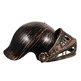 MOBUTOFU Junge Mädchen Soldaten Helm Mittelalter Cosplay Kopfstück Antikes Design Römischer Krieger Helm Für Jungen Und Mädchen Party Kostüm Zubehör Karneval Halloween