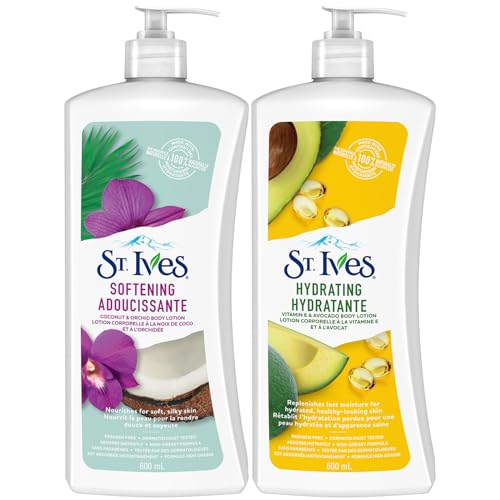 St. Ives Body Lotion Variety 2-Pack – Hydrating Vitamin E