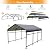 Patiowell 10x15 FT Metal Carport, Heavy Duty Outdoor Carport with Reinforced Frame and Galvanized Steel Roof, All-Weather Car Port Shelter for Car, Truck, Boat and Tractor, Black