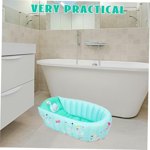 Bañera inflable para niños pequeños recién nacidos diseño portátil 3