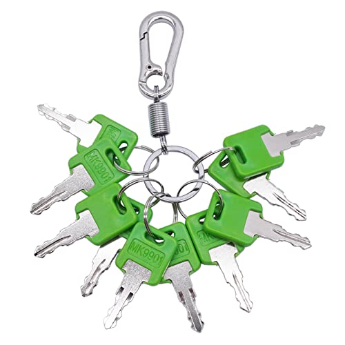 Image of 10 Pcs Keys RV MK9901 Compatible with FIC Code 9901 6601 Rv-Motorhome-Master Green Key