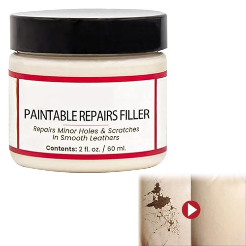 TUKNN Riparazione della Pelle, Leather Repair, Riparazione per Pelle, Balsamo Riparazione Pelle, Crema di Riparazione in Pelle, Crema Specifica per Prodotti in Pelle, Leather Restoration Cream, 60ml