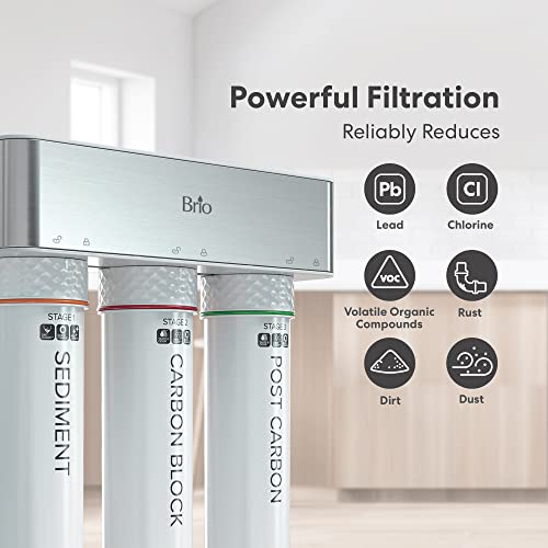 Snapklik.com : 2-Stage Undersink Filtration System, Brushed Nickel ...