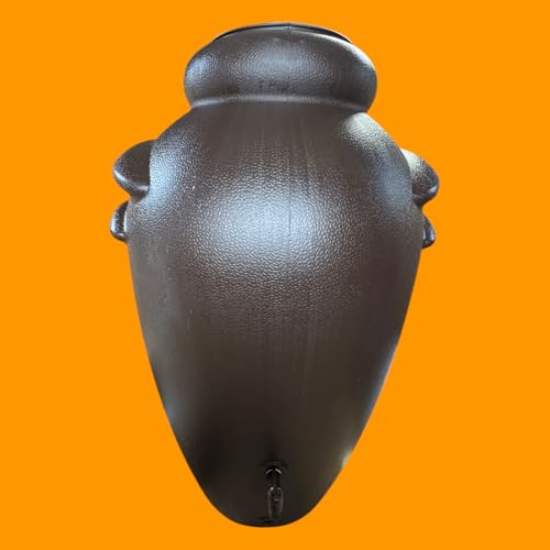 Jordan & Jordan - Récupérateur d’Eau de Pluie 350 litres en Forme d’Amphore – Citerne Plastique Haute Résistance – Design Élégant et Naturel –...