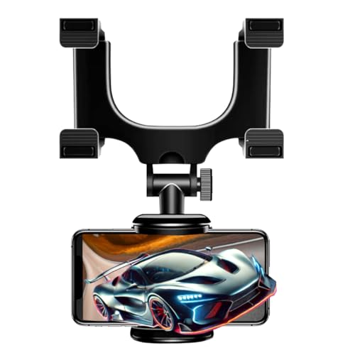 Suporte de Celular para Carro, Suporte para GPS e Celular Veicular Universal para Espelho Retrovisor