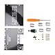 ZK - MT21 BT-Verstärkerplatine, Hochleistungs-Sound-Stereo-DC12-24-V-Digital-Leistungsverstärkerplatine für 15-100 W 4-8 Ω-Lautsprecher, 2.1-Kanal, BT 5.0, Subwoofer, Einfache