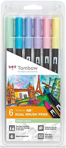 tombow dual brush pastel