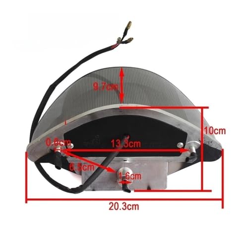 Réflecteur stop moto LED E4 pour réparer et remplacer l'éclairage - 3