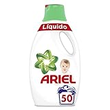 Ariel Baby Detergente Líquido, Dermatológicamente Testado Para La Piel Sensible De Tu Bebé, 2,75 l - 50 Lavados