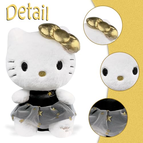 Image of Storescent Soft Toys for Kids - Stuffed Animal Plush Soft Toy for Boys & Girls | Plushie Toy Kt Black Gold