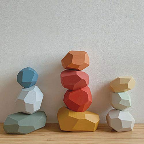 Wooden Balancing Stacking Stones Building Blocks Set (36pc)