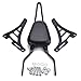 Ambienceo Black Rear Backrest Sissy Bar with Cushion Pad for Harley Davidson XL883C XL883R XL1200R XL1200C XL1200S XLH883 XLH1200