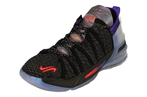 Nike Leborn XVIII NRG GS Basketball Trainers CT4677 Sneakers Shoes (UK 4.5 us 5Y EU 37.5, Black Bright Crimson 001)