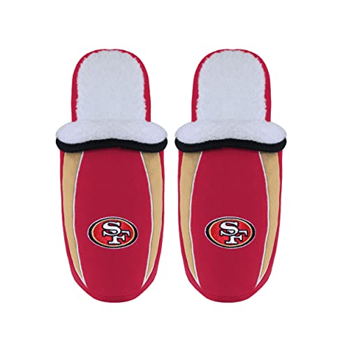 Image of FOCO NFL Mens Football Team Logo Moccasin Slippers Shoes