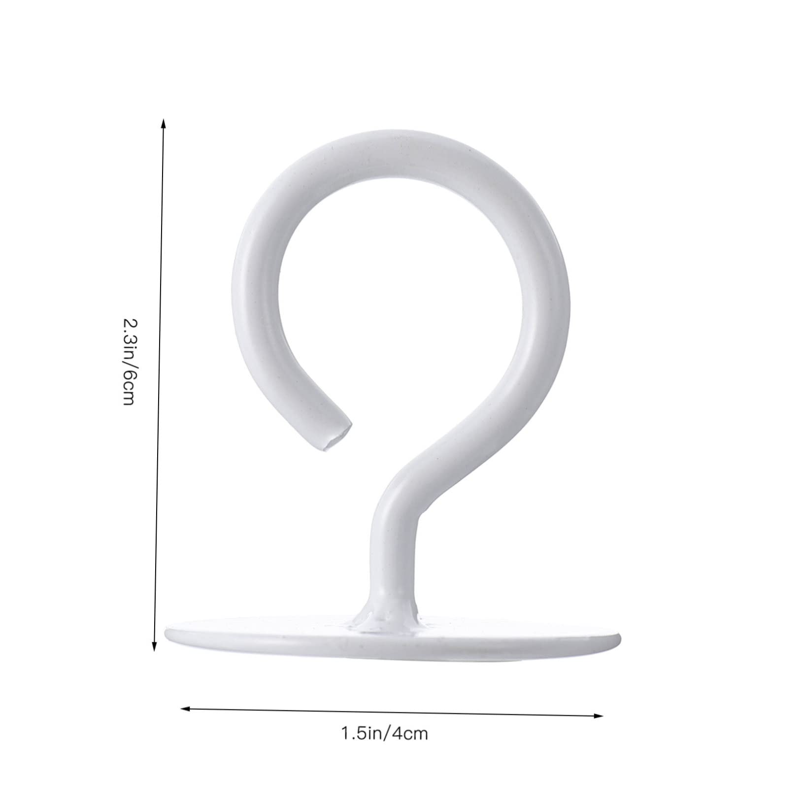 ABOOFAN 2Pcs Heavy Duty Iron Ceiling Hook Wall Mount Swag Hanger for Lightweight Decor Plants Lanterns Wind Chimes Sturdy Design with Dual Screw Holes for Stability