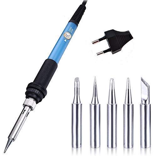 KEERTAN KALP 60W 220V Temperature Adjustable Electric Welding Solder Soldering Iron Rework Station Handle Heat Pencil Tool -Blue (Soldering Iron) (B0CVQNN4ZH) Amazon Price History, Amazon Price Tracker