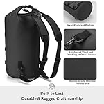 STOVER 5/10/25/30/40/55L Waterproof Dry Bag- Roll-Top Backpack w/Phone Case- Kayaking, Hiking, Camping, Boating- Men/Women - Image 4
