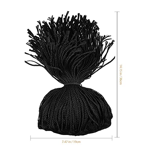 FRCOLOR Decorativo Afro Peruca de Alta Temperatura da Fibra Peruca de Cabelo Mulheres Headwear