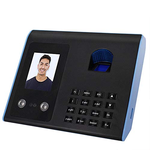 GYJ Máquina de Asistencia de contraseña de Huellas Dactilares de Rostro, Zanja de Asistencia biométrica Digital, Soporte de Disco U, grabadora de Reloj de Tiempo para empleados