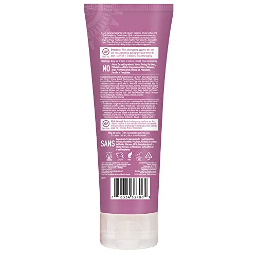 Desert Essence Red Raspberry Shampoo and Conditioner Bundle With Aloe Leaf Juice, Jojoba, Vitamin B-5 and Shea Butter, 8 fl. oz. and 8 fl. oz. Each