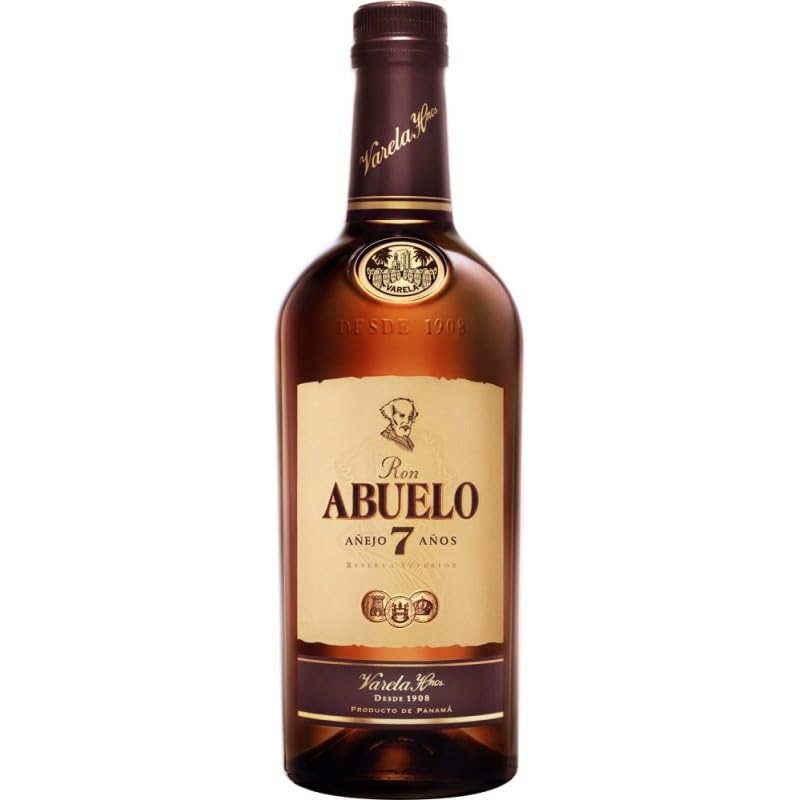 Ron Abuelo Añejo 40% Vol – Ron panameño con sabor suave y equilibrado, ideal para cócteles o para disfrutar solo con elegancia y tradición