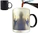 Produktbild Orama Custom, The Walking Dead Kaffee Tee Milch Hot Cold wärmeempfindliche Farbwechsel Schwarz und Weiß Keramik Tasse, 12.5 cm