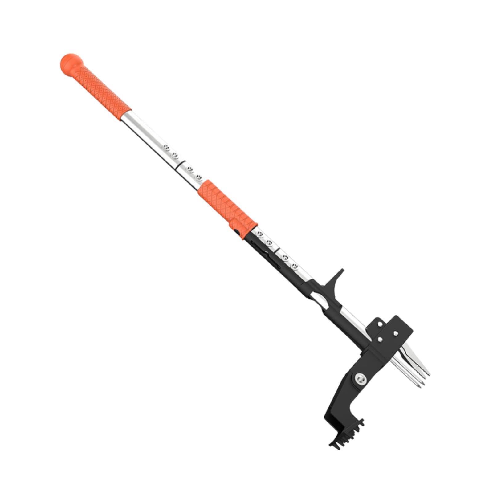 Unkrautstecher zum Aufstellen, Garten-Unkrautentferner, robuste, langer Griff für Blumenbeete, Gartenarbeit, Wurzelentfernung