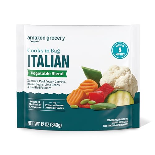 Amazon Grocery, Italian Vegetable Blend, Frozen, 12 Oz