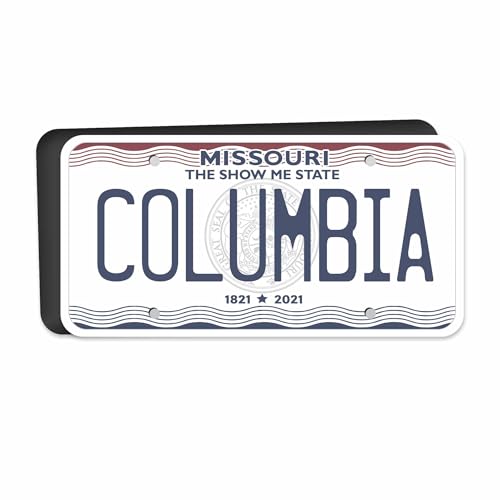 Imán flexible placa de Missouri para auto 4 pulgadas miniatura 1